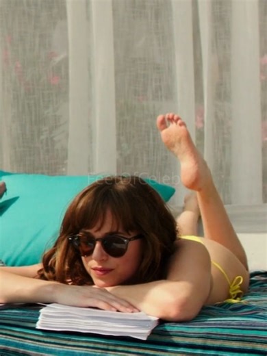 Celebrity Feet on Instagram: "@dakotajohnson Idk about the rest of the movie but this clip is the highlight for me ☺️"