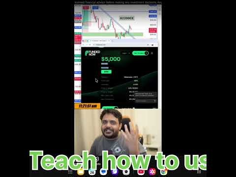 How to trade with funded accout. With karol sir.