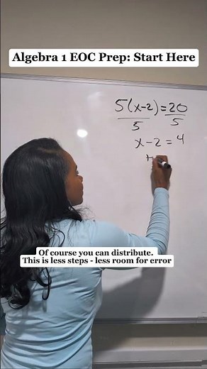 Algebra 1 EOC Prep: Start Here