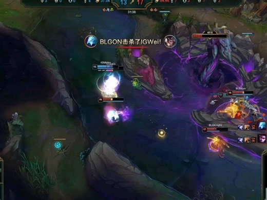 太猛了！阿Bin薇恩单切ig后排拿下三杀！
