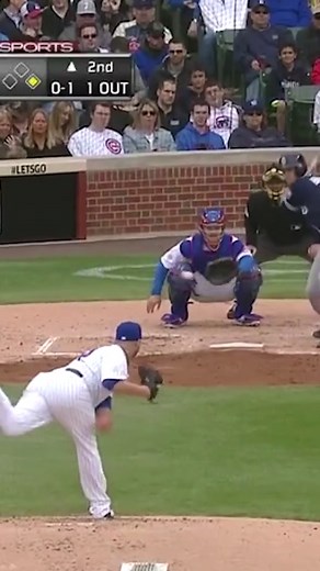 Big brain baseball: #OTD in 2015 the @cubs completed the perfect glove toss #MLB #Baseball