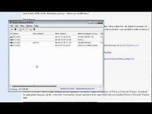 طريقة معرفة ال IP الخاص بالاجهزة المتصله معك على نفس الشبكة عن طريق wnetwatcher