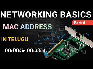 WHAT IS MAC ADDRESS IN TELUGU #networking