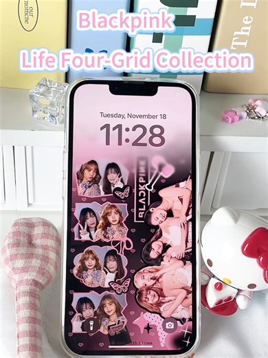 BLACKPINK 4-Cut DIY Tutorial.Blink,Save and try！#blackpink #blink #photobooth #tutorials #kpopfyp #kpop