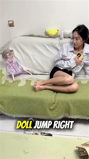 This Doll Actually Moves on Its Own 😜 #funny #happy #friends #goodvibes #comedy