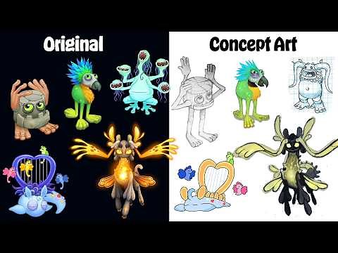 All Concept Arts of My Singing Monsters | Sounds And Animations | MSM