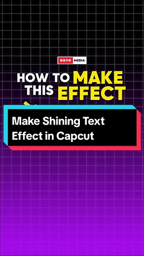 How to Create Shining Text Effect in CapCut - Step-by-Step Tutorial