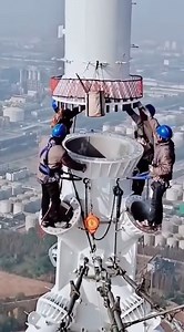 607K views · 5.7K reactions | Pioneering Wind Energy System Construction and Installation | 123 BibiGo | Facebook