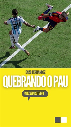 Entrada de Enzo Fernández em Cubarsi na final da Copa do Mundo