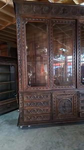 Witryna do twojego......👌 Gabinetu ,biura,kancelarii ,domu 8500zł Wymiary 218x65x270wys. ☎️503 337 014 ☎️501 720 828 Możliwość transportu-wysyłki 📦🚛 | Kopalnia Skarbów Antyki Giżycko