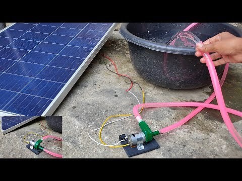 Homemade Solar Water Pump