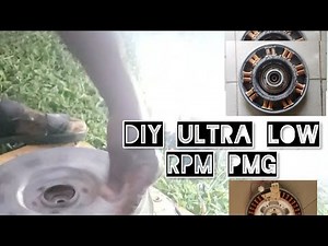 DIY, Ultra Low RPM Permanent Magnet Generator
