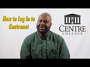Logging into Centrenet