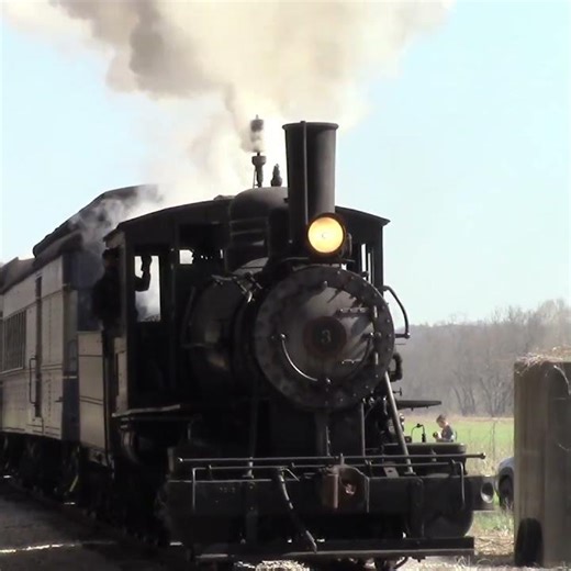 Steam Train Goes Under US Highway #shorts