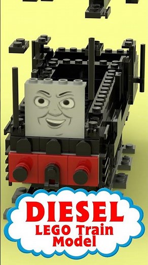 LEGO Diesel from Thomas and Friends timelapse build #lego #thomasandfriends #thomas #timelapse