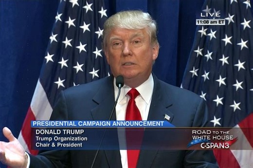 Donald Trump Presidential Campaign Announcement