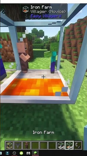 HOW TO USE THE EASY VILLAGERS IRON FARM IN MINECRAFT