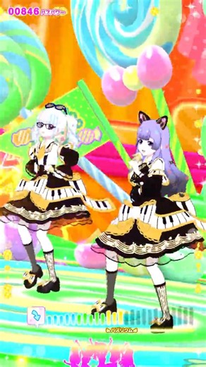 ガーリーピアノブラック @Kasumi-e9d フルコーデガチャ アイプリバース2弾 おねがいアイプリ