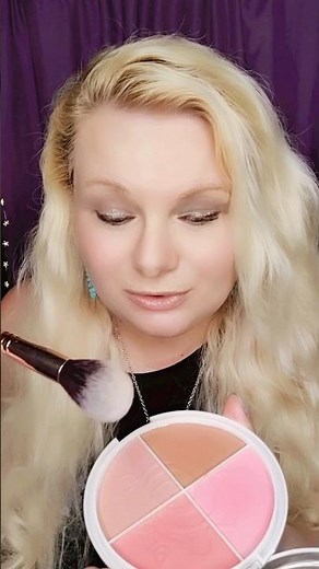 I put makeup on you, tingly blush application, face brushing ASMR#makeup #asmr