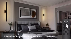 Battery Operated Wall Sconces Set of 2, 10000mAh Rechargeable Wall Lights with Remote, 360° Rotate 3000K-6000K LED Wireless Wall Light Fixtures Decor for Bedroom Living Room Hallway Picture Lighting