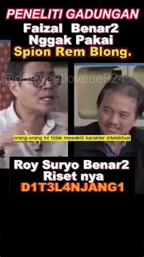 Roy suryo Klepek2 Di Bilang Peneliti Gadungan. #ijazah #roysuryo #jokowi #rismon #gibran #berita