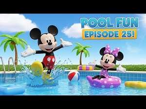 Mickey Mouse and Minnie Swimming Pool Adventure 🏊‍♀️💦 | Episode 25 | Fun Cartoon for Kids