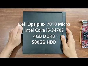 Dell Optiplex 7010 USFF - RAM and SSD upgrade in 4K