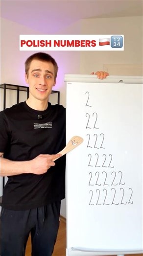 POLISH NUMBERS PRONUNCIATION 🇵🇱 #shorts