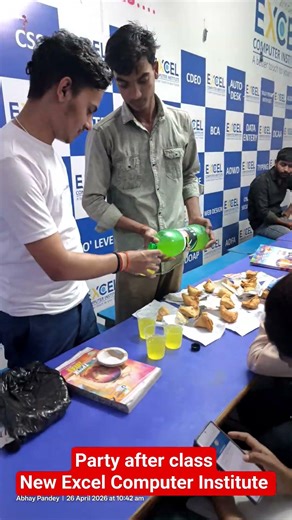party after class । New Excel Computer Institute #abhayexcelcomputer #shorts #abhaysir