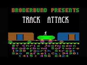 Track Attack Level 1-3 longplay with cheats (Apple II - Broderbund)