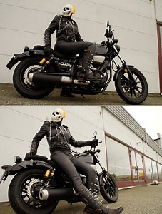 A Road Ready Ghost Rider Costume