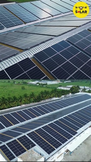 1 MW Solar Project | Metal Profile Shed Structure | Longi Solar Modules