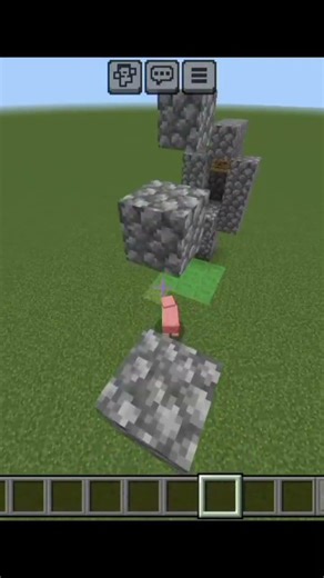 cobblestone Parkour in minecraft pe #minecraft