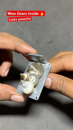 6 RPM Gear Motor Inside 😲 How It Works! #experiment #shortsfeed #short #gearmotor