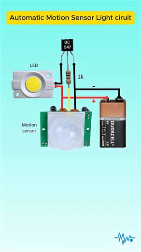 Electro Expert on Instagram: "💡Motion activated Light Auto LED Turns On When You Move! #Shorts #education #electrical #electrician"