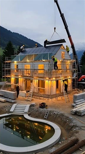 Abandoned Mountain House to Luxury Modern Villa | Full Restoration & Landscaping Timelapse