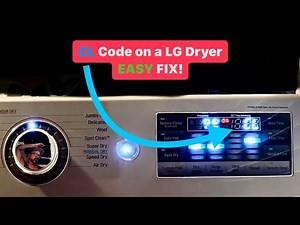 CL Code LG Washer Easy Fix!👍😎