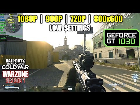 GT 1030 | COD CW Warzone - Season 1 - Rebirth Island (new map)