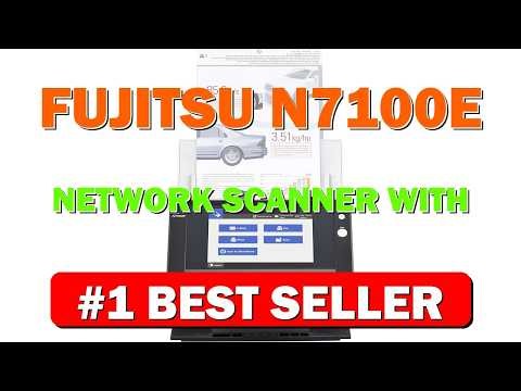 Fujitsu N7100E Network Scanner with Large Touch Screen (Renewed) - B0B3SRV83X