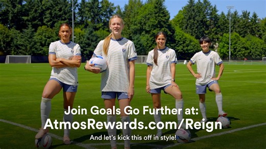 Atmos™ Rewards has officially landed! ✈️ And it’s even better with your Seattle Reign FC! When we score a goal at home, you score 100 Atmos Rewards points to redeem on flights, hotels, car rentals, and more. Unlock More and Go Further at https://www.reignfc.com/goals-go-further Alaska Airlines | Hawaiian Airlines | Seattle Reign FC