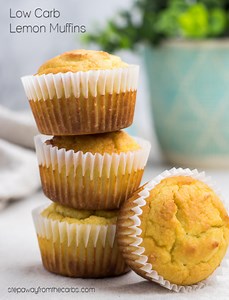 Low Carb Lemon Muffins
