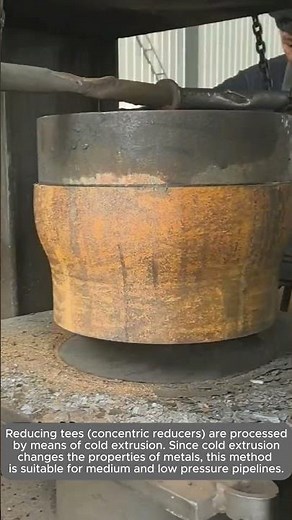 Processing process of concentric reducers (heterogeneous diameter pipe joints)