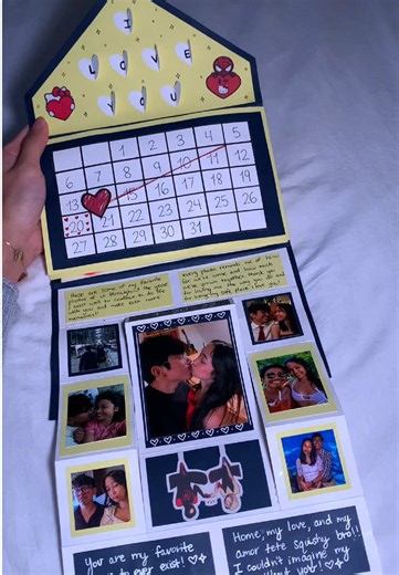 Handmade Anniversary Card for My BF