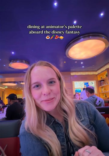 Exploring Animator's Palette Dining on Disney Fantasy