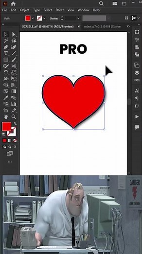Beginner vs Professional Graphic Designer | Adobe Illustrator Tutorial