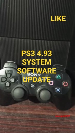PS3 2026 System Software Update 4.93 - Sony #ps3 #gaming #playstation