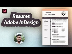 Create a Stunning Resume in Adobe InDesign | Ultimate Step-by-Step Guide🖋️