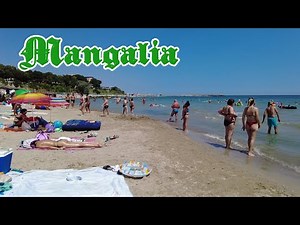 Plaja Mangalia, August - Mangalia beach, Romania - litoral vacanta Marea_Neagra concediu