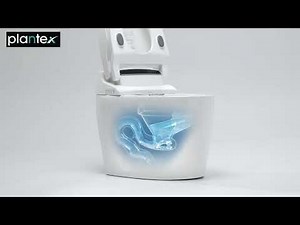 Plantex Smart automatic Toilet /Equipped With Foot Touching Lid Opening, Heated Commode Seat