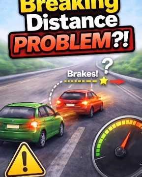 ! how to solve breaking distance problem? #study #physics #breaking distance #education